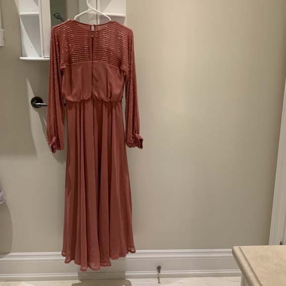 ASOS DESIGN Maternity maxi dress with linear yoke🦜 - Picture 5 of 9